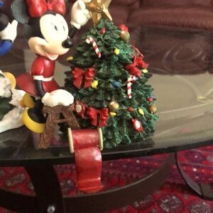 Santa's Best Stocking Hanger Disney Mini Mouse Christmas. Heavy & good quality